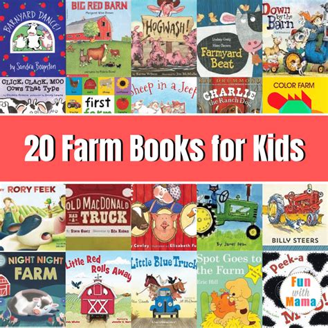 20 Farm Stories and Books for Kids - Fun with Mama