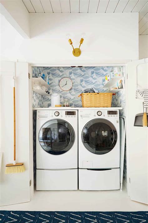 Laundry Closet Makeover + Shop Laundry Utility & Decor - Emily Henderson