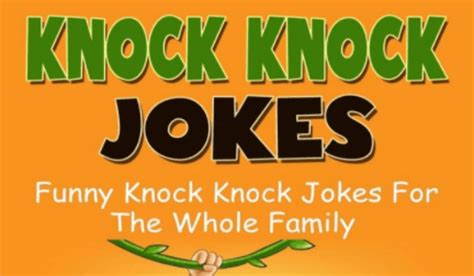 knock knock jokes