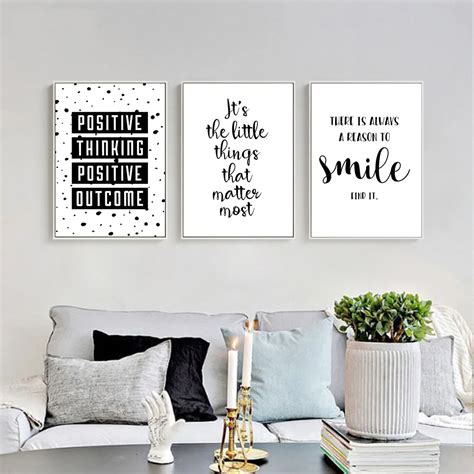 Black White Motivational Life Quote Canvas Art Poster with Free Shipping Worldwide! WePosters.com