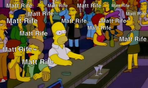 Matt-Rife-Memes-homer-simpson-at-bar - Comics And Memes