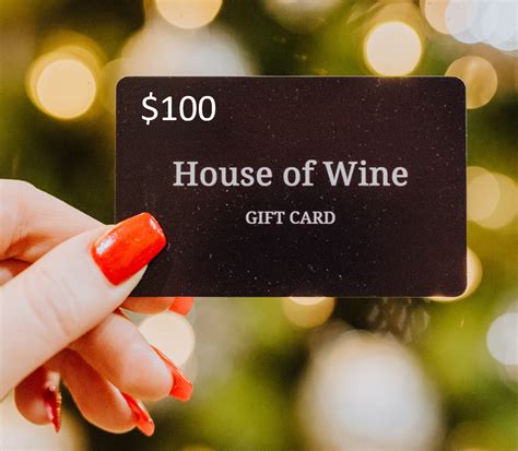 $100 House of Wine Gift Card - House of Wine Grand Rapids