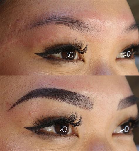 Before and after photo of Combo Brows from Beautiful Brow Boutique ...