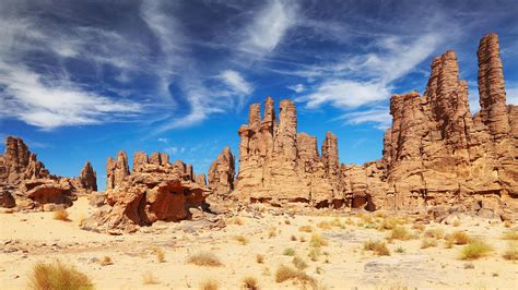 Rocks of Sahara Desert, Tassili N'Ajjer national park, Illizi, Algeria ...