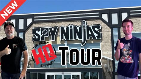 Spy Ninjas HQ Tour in Las Vegas - First YouTube theme park #spyninjas # ...