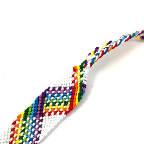 Rainbow Friendship Bracelet Colorful Unisex Bracelet - Etsy