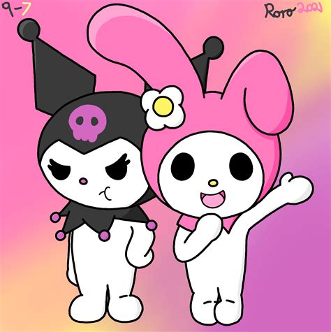 Kuromi And My Melody Fan Art – NBKomputer