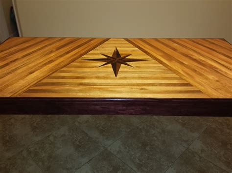 Ana White | Compass rose plywood table - DIY Projects