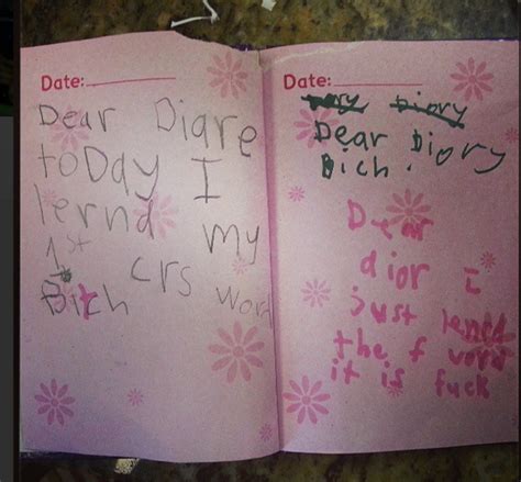 Friend was babysitting and found this amazing diary the year old kept ...