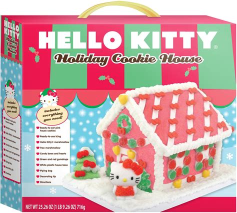 Hello Kitty gingerbread house kit | Hello kitty, Gingerbread house, Hello kitty christmas