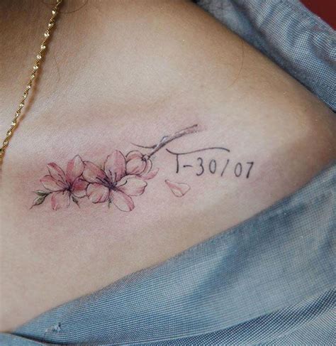 30 Elegant Peach Blossom Tattoos You Need to Copy | Xuzinuo | Page 10