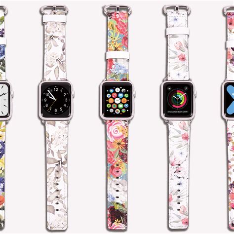 Try to fit this unique floral apple watch band in your wrist. Choose what's best for you! What ...