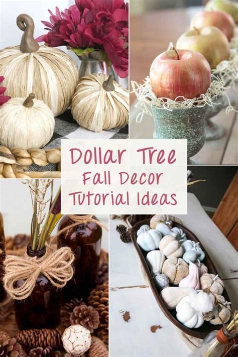 31 Amazing DIY Dollar Tree Crafts For Fall | Artsy Pretty Plants