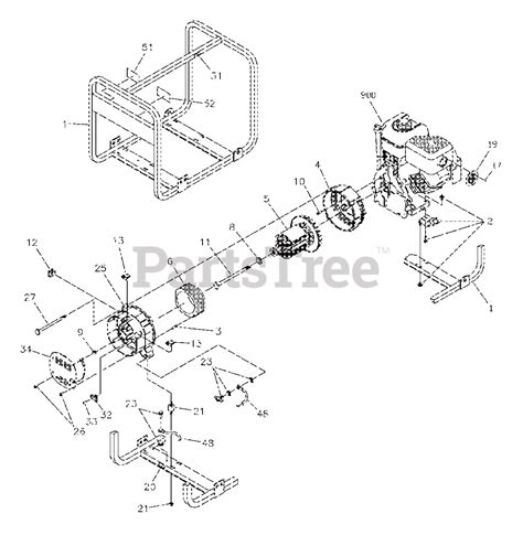 Craftsman 3000i Generator Parts Diagram