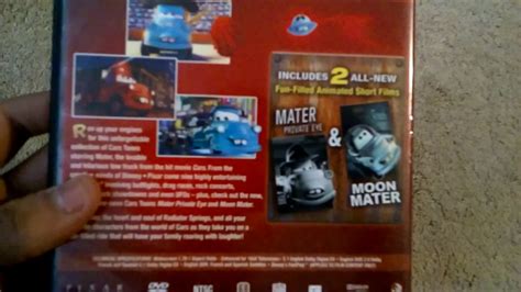 Cars Toon: Mater's Tall Tales 2010 DVD Unboxing - YouTube