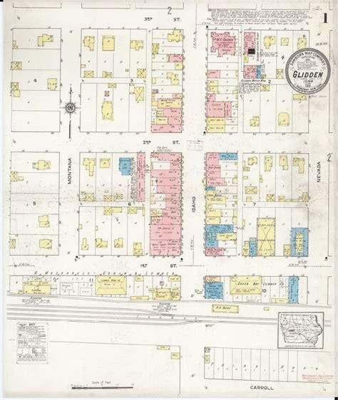 Sanborn Fire Insurance Map from Glidden, Carroll County, Iowa. | Library of Congress