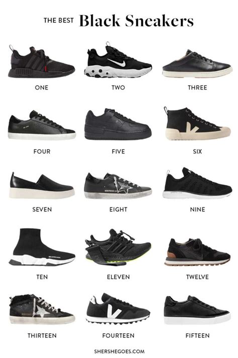 Back to Black: The 6 Best Black Sneakers for Women! (2021)