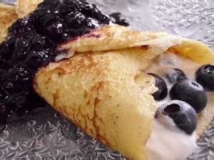 Recipe: Fresh Blueberry Crepes - The Birthday Edition