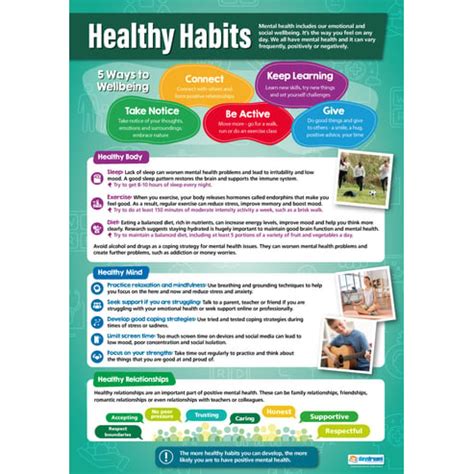 Healthy Habits Poster - Daydream Education