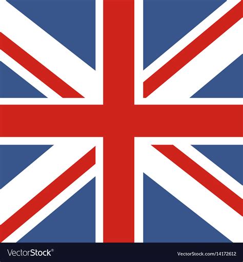 Flag of great britain official uk flag of the Vector Image