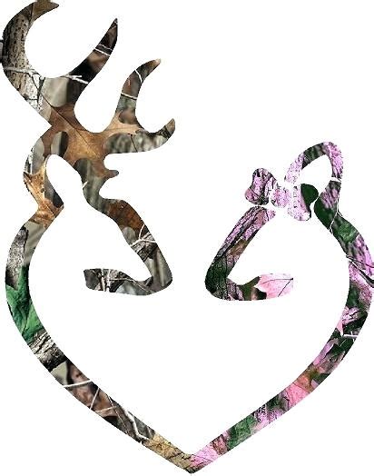 Pink Camouflage Browning Deer Head Logo - LogoDix