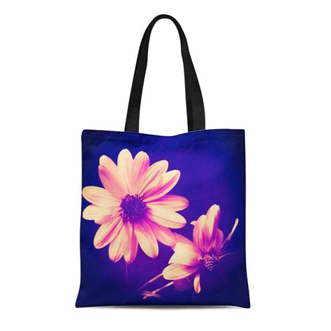 HATIART Canvas Tote Bag Flower Floral Flora Botanical Nature Plant Photography Modern Reusable ...