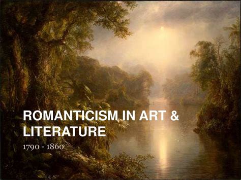 American Romanticism Movement by Shannon Beyer via slideshare American ...