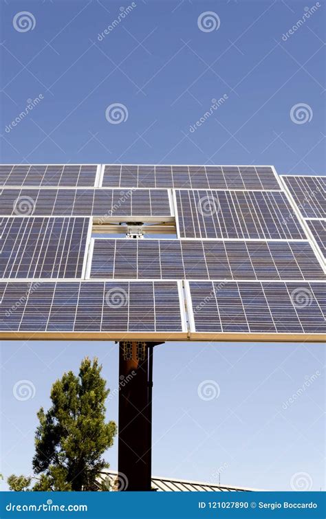 Solar panels in America stock photo. Image of united - 121027890