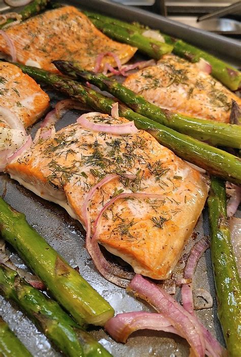 Gluten Free Baked Salmon with Asparagus | Gluten Free by Jan