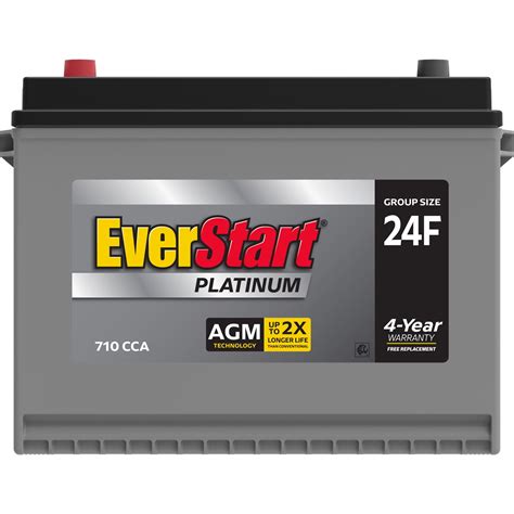 EverStart Platinum AGM Car Battery - Group Size 24F Montserrat | Ubuy