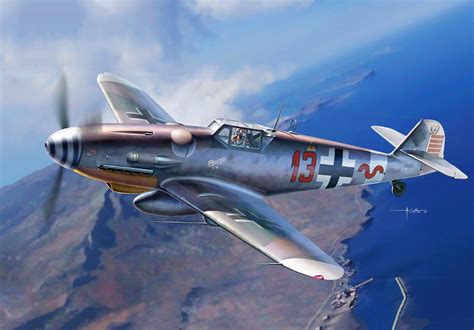 Download Warplane Aircraft Military Messerschmitt Bf 109 HD Wallpaper