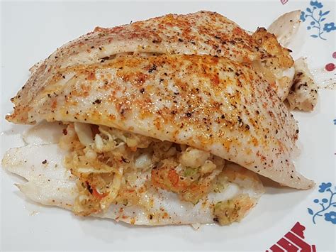 Flounder Stuffed with Shrimp and Crabmeat Recipe