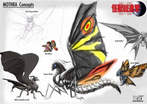 Mothra Concepts by LDN-RDNT on DeviantArt