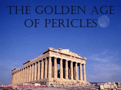 The Golden Age of Pericles