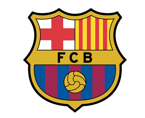 fc barcelona logo símbolo diseño españa fútbol vector países europeos ...