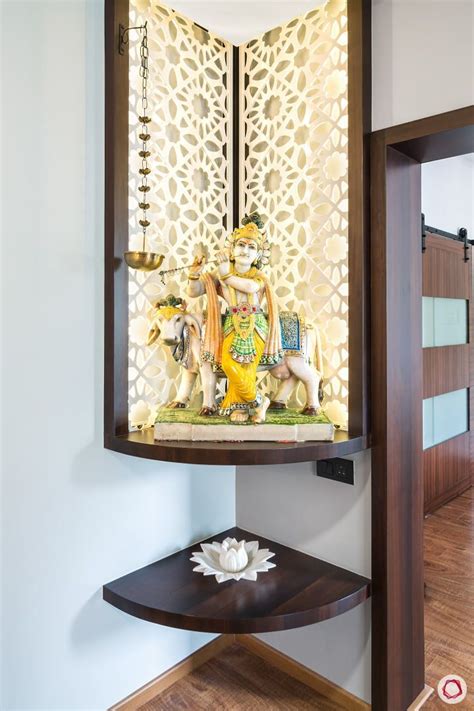 37 Simple Wall Mandir Designs That Are Ideal for Indian Homes | Temple ...