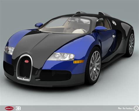 Bugatti Veyron - Blue by AfroAfroguy on DeviantArt