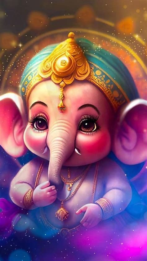 Ganpati Bappa Ke, Baby Ganesha, lord, god, HD phone wallpaper | Peakpx