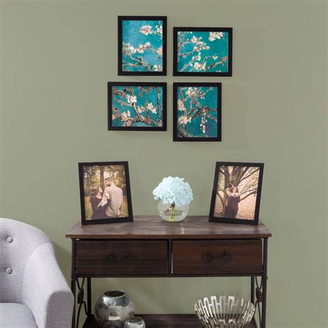 Lavish Home 8 in. x 10 in. Black Picture Frame (6-Pack) M021010 - The ...