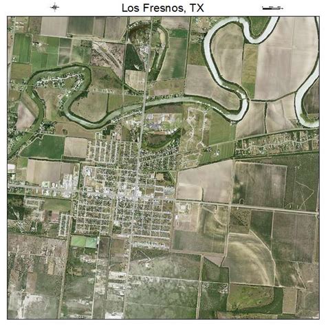 Aerial Photography Map of Los Fresnos, TX Texas