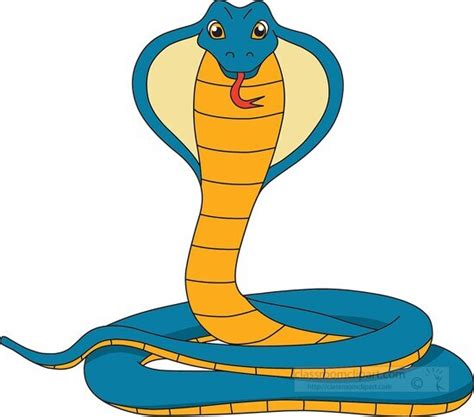 Blue Cobra Clipart