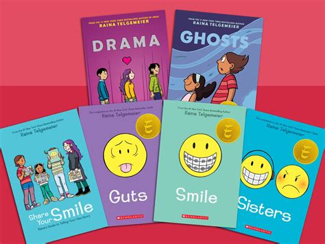 Guts, Smile & More! Incredible Raina Telgemeier Books