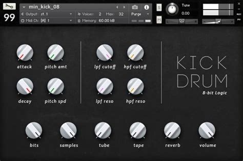 Kick Drum - Free Drum Samples + Kontakt by 99Sounds - Producer Spot