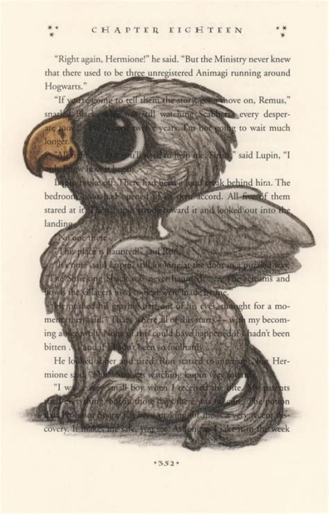 Baby Buckbeak Print Harry Potter Art Print Harry Potter Gift Harry Potter Nursery Harry Potter ...