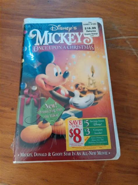 DISNEY’S MICKEY’S ONCE Upon a Christmas Movie VHS Tape £12.63 - PicClick UK