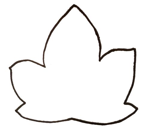 Pumpkin Leaf Template - ClipArt Best