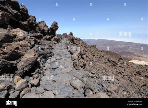 On top of the volcano Teide, Tenerife Spain Stock Photo - Alamy