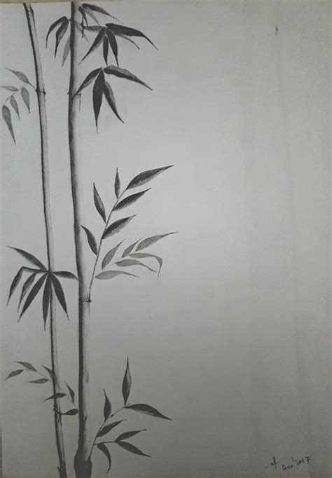 Bamboo Pencil Drawing