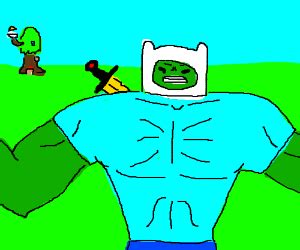 Adventure Time and Shrek crossover. - Drawception