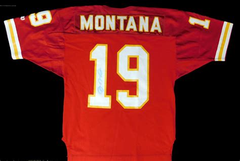 Lot Detail - Joe Montana Signed Kansas City Chiefs Replica Jersey JSA